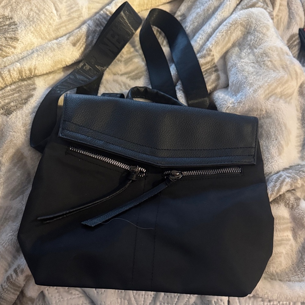 Black Leather Bag or small backpack